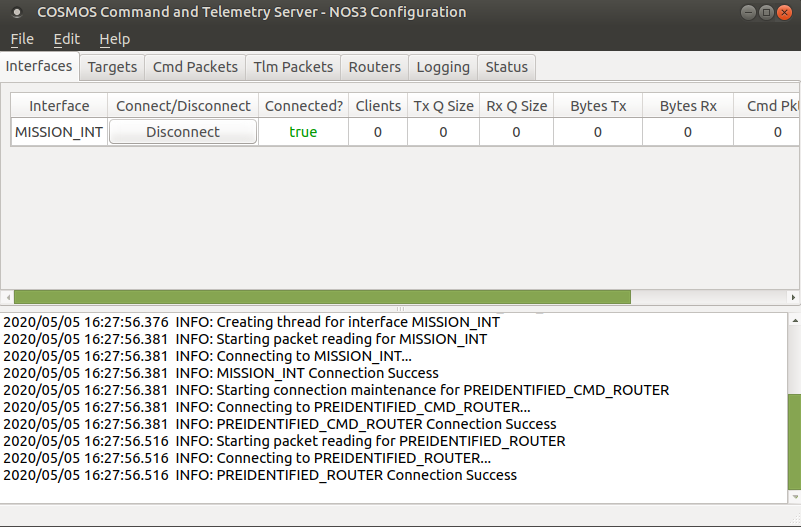 COSMOS Command and Telemetry Server